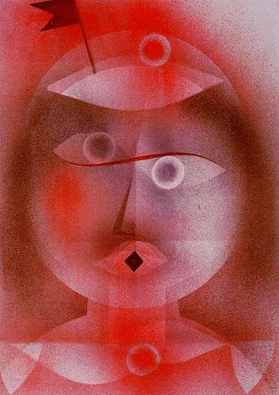 Paul Klee Galerie montblanc | Le Masque Avec Le Drapeau - Paul Klee