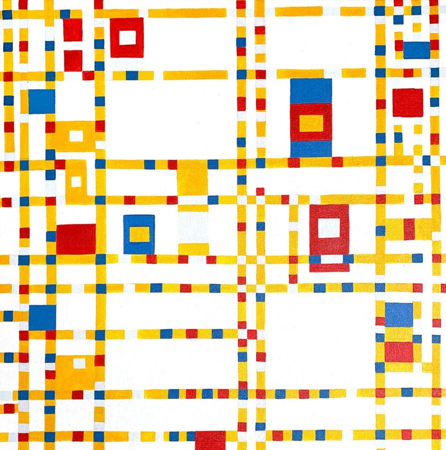 Piet Mondrian Galerie montblanc | Broadway Boogie Woogie - Piet Mondrian