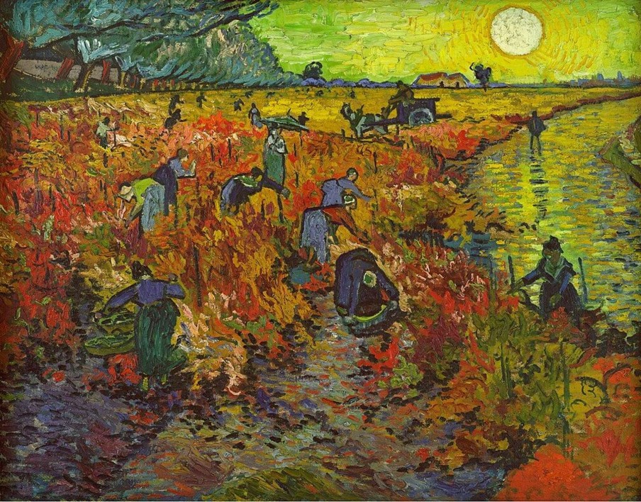 Vincent Van Gogh Galerie montblanc | La Vigne Rouge - Vincent Van Gogh