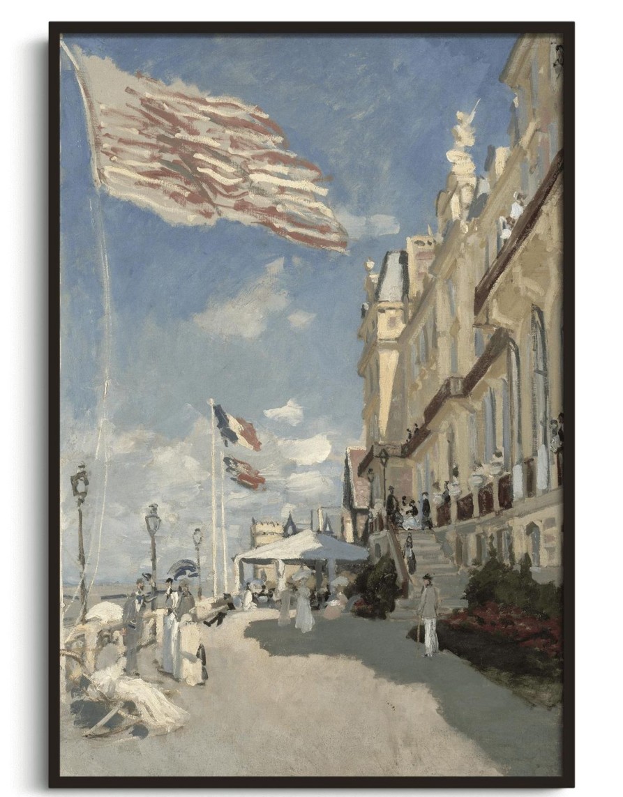 Claude Monet Galerie montblanc | Hotel Des Roches Noires. Trouville - Claude Monet