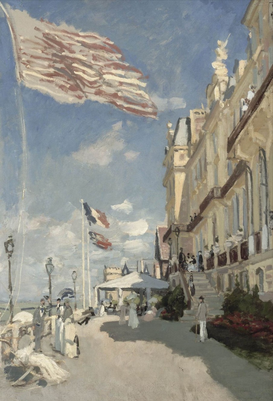 Claude Monet Galerie montblanc | Hotel Des Roches Noires. Trouville - Claude Monet