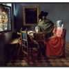 Johannes Vermeer Galerie montblanc | Le Verre De Vin - Johannes Vermeer