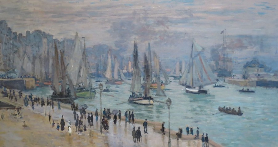 Claude Monet Galerie montblanc | Le Havre, Bateaux De Peche Sortant Du Port - Claude Monet