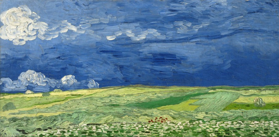 Vincent Van Gogh Galerie montblanc | Champ De Ble Sous Des Nuages D'Orage - Vincent Van Gogh