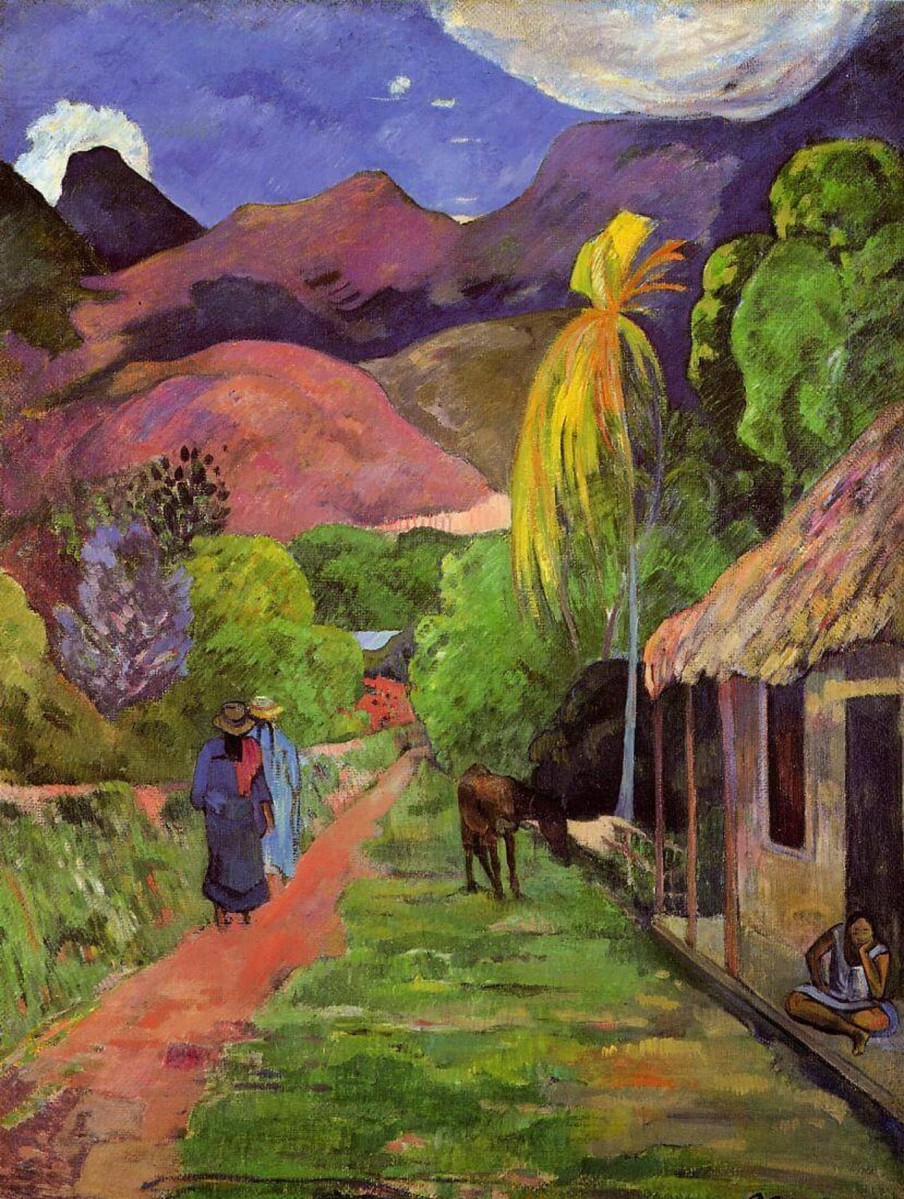 Paul Gauguin Galerie montblanc | Rue De Tahiti - Paul Gauguin