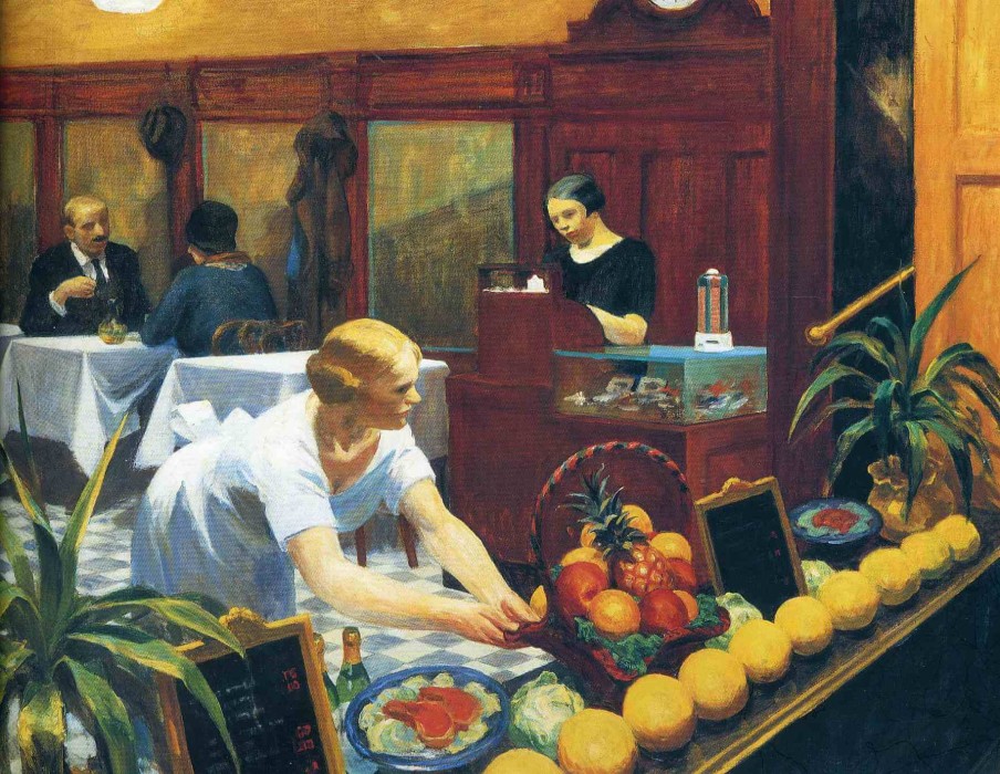 Edward Hopper Galerie montblanc | Table For Ladies - Edward Hopper