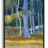 Paul Gauguin Galerie montblanc | Paysage Aux Troncs Bleus - Paul Gauguin