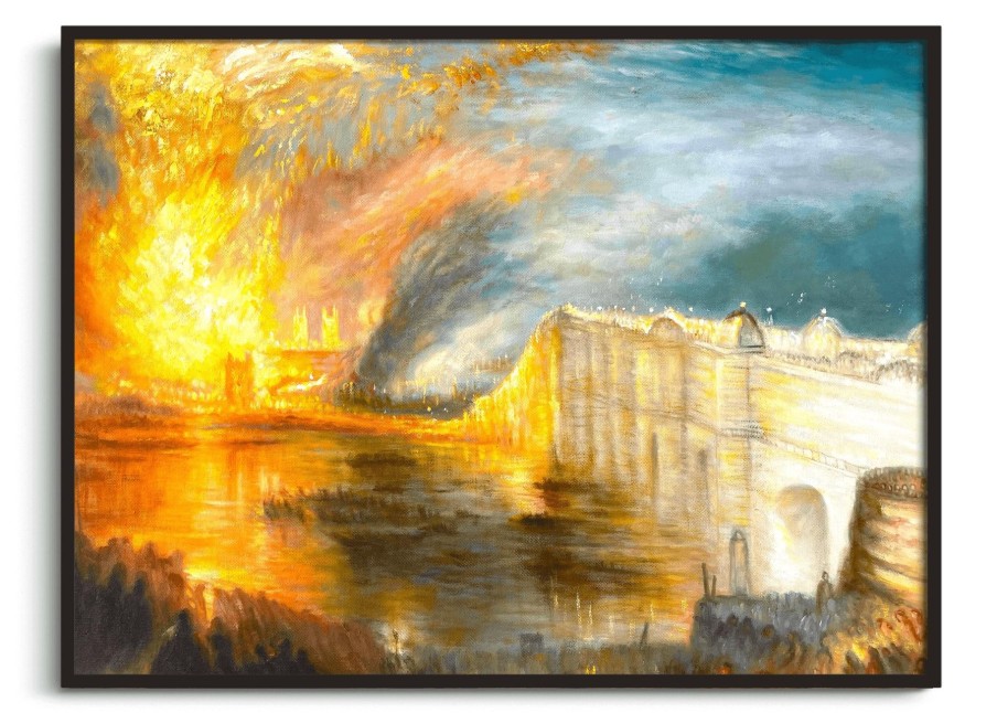 William Turner Galerie montblanc | L'Incendie De La Chambre Des Lords Et Des Communes Ii - William Turner