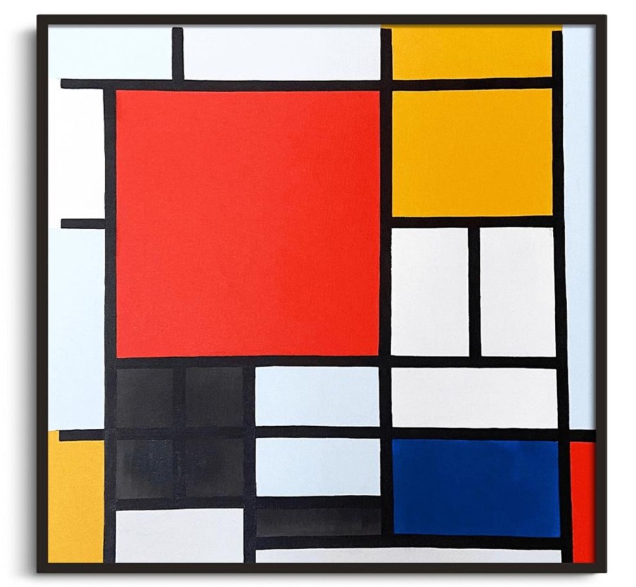 Piet Mondrian Galerie montblanc | Composition En Rouge, Jaune, Bleu Et Noir - Piet Mondrian