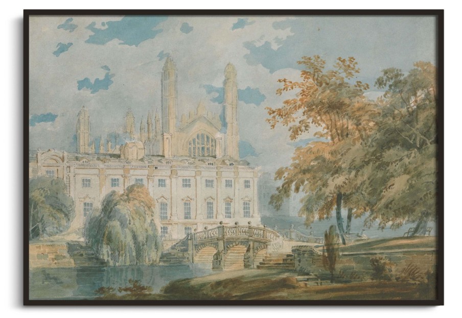 William Turner Galerie montblanc | Clare Hall Et King'S College Chapel, Cambridge, Depuis Les Rives De La Riviere Cam - William Turner