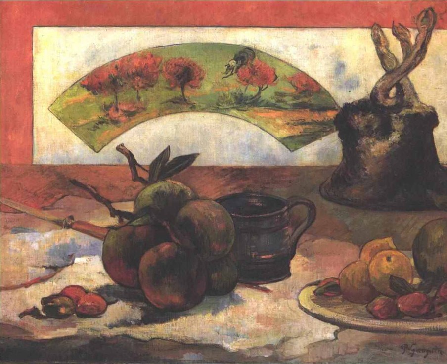 Paul Gauguin Galerie montblanc | Nature Morte A L'Eventail - Paul Gauguin