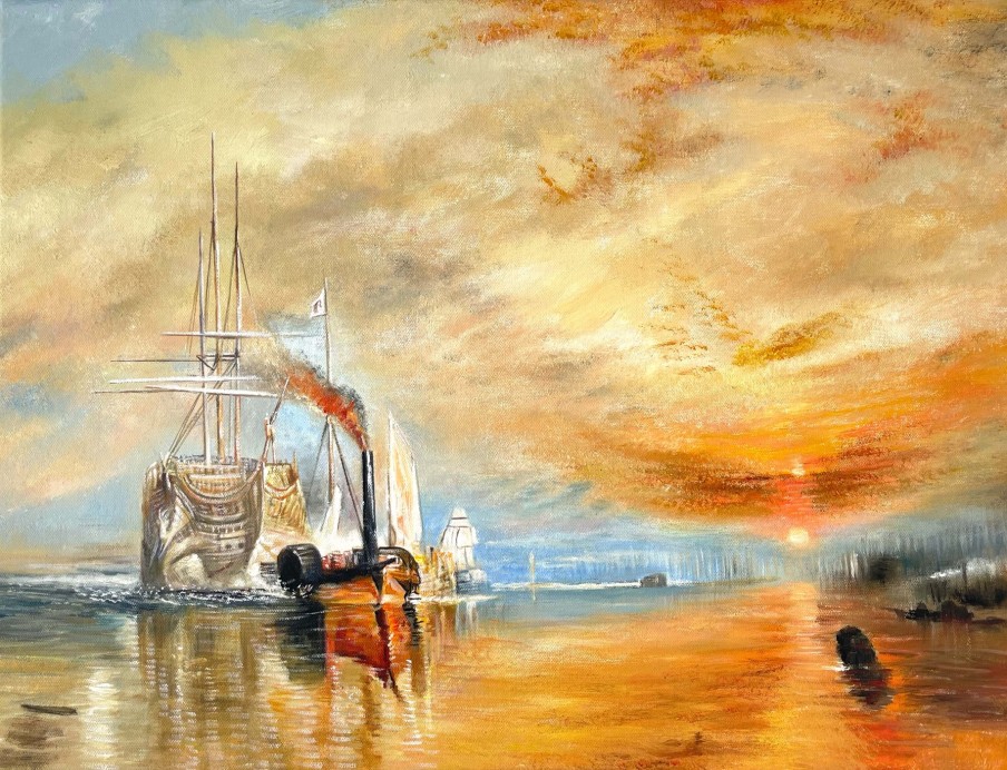 William Turner Galerie montblanc | Le Dernier Voyage Du Temeraire - William Turner