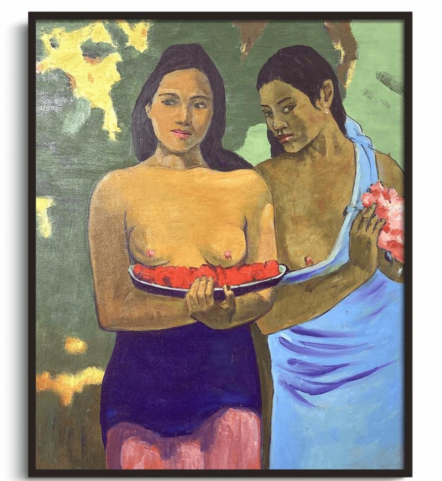 Paul Gauguin Galerie montblanc | Deux Tahitiennes - Paul Gauguin