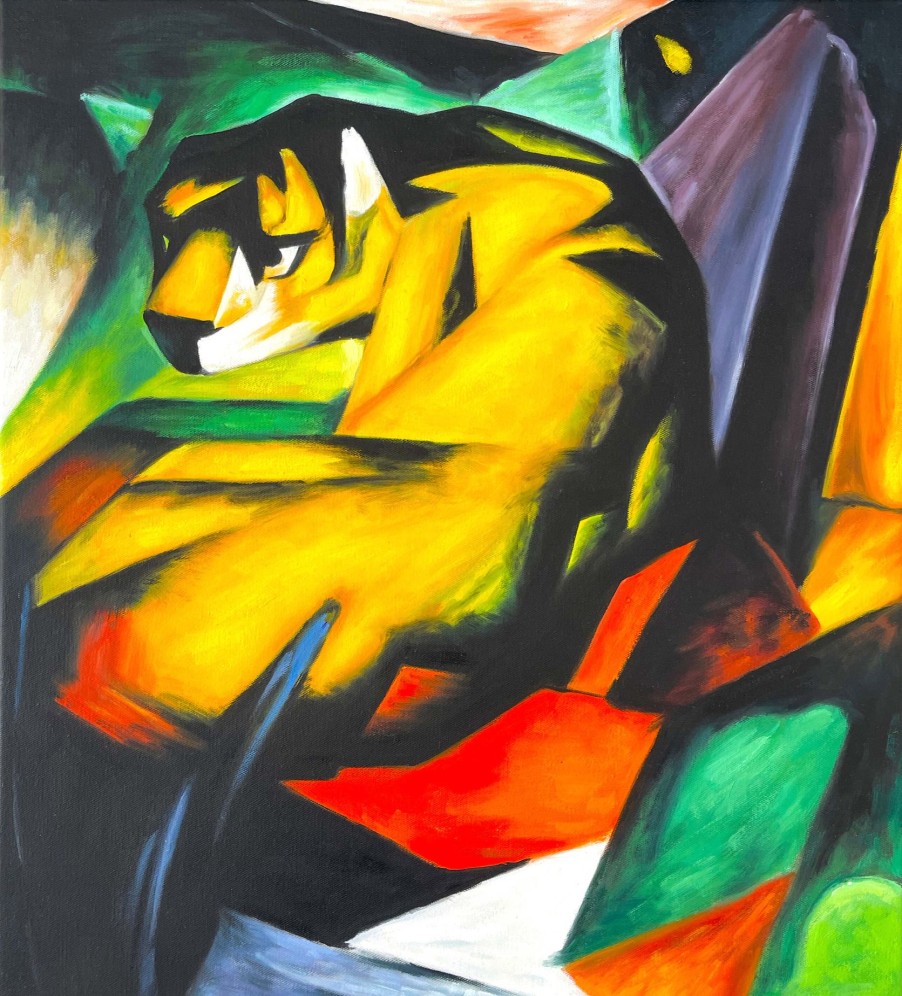 Franz Marc Galerie montblanc | Le Tigre - Franz Marc