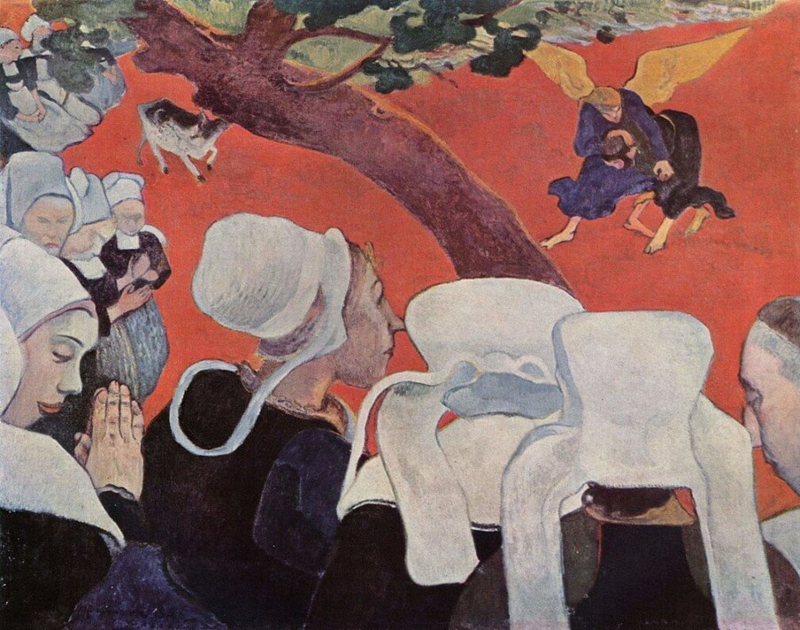 Paul Gauguin Galerie montblanc | La Vision Apres Le Sermon - Paul Gauguin