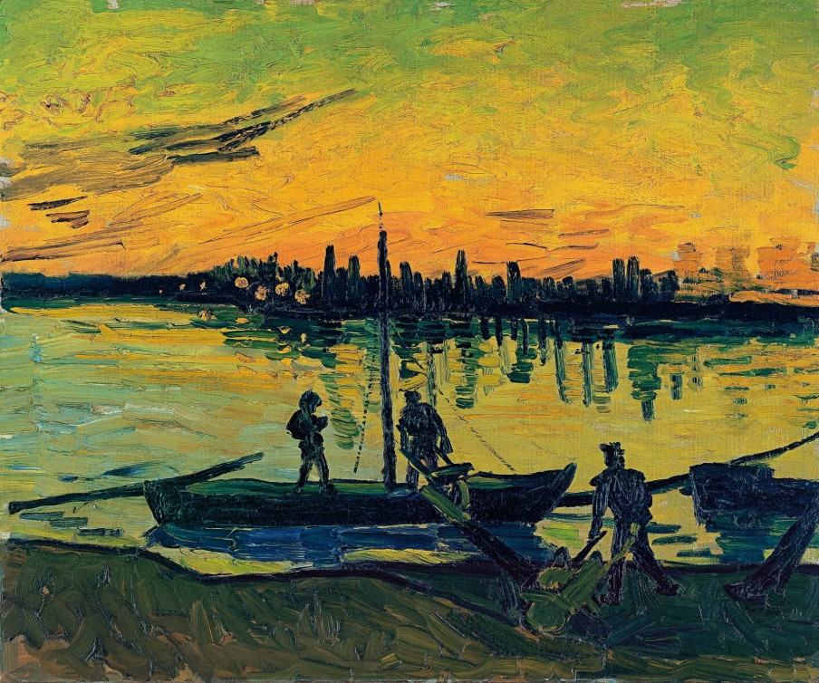 Vincent Van Gogh Galerie montblanc | Barges A Charbon - Vincent Van Gogh