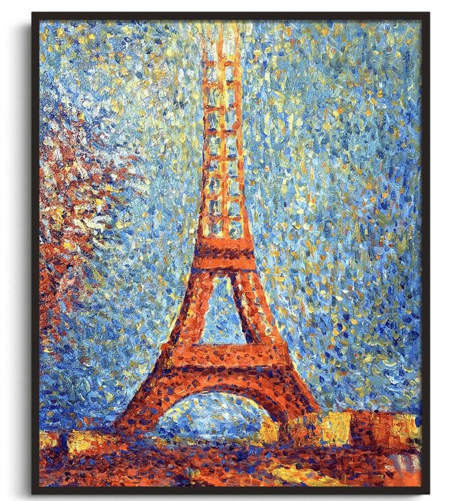 Georges Seurat Galerie montblanc | La Tour Eiffel - Georges Seurat