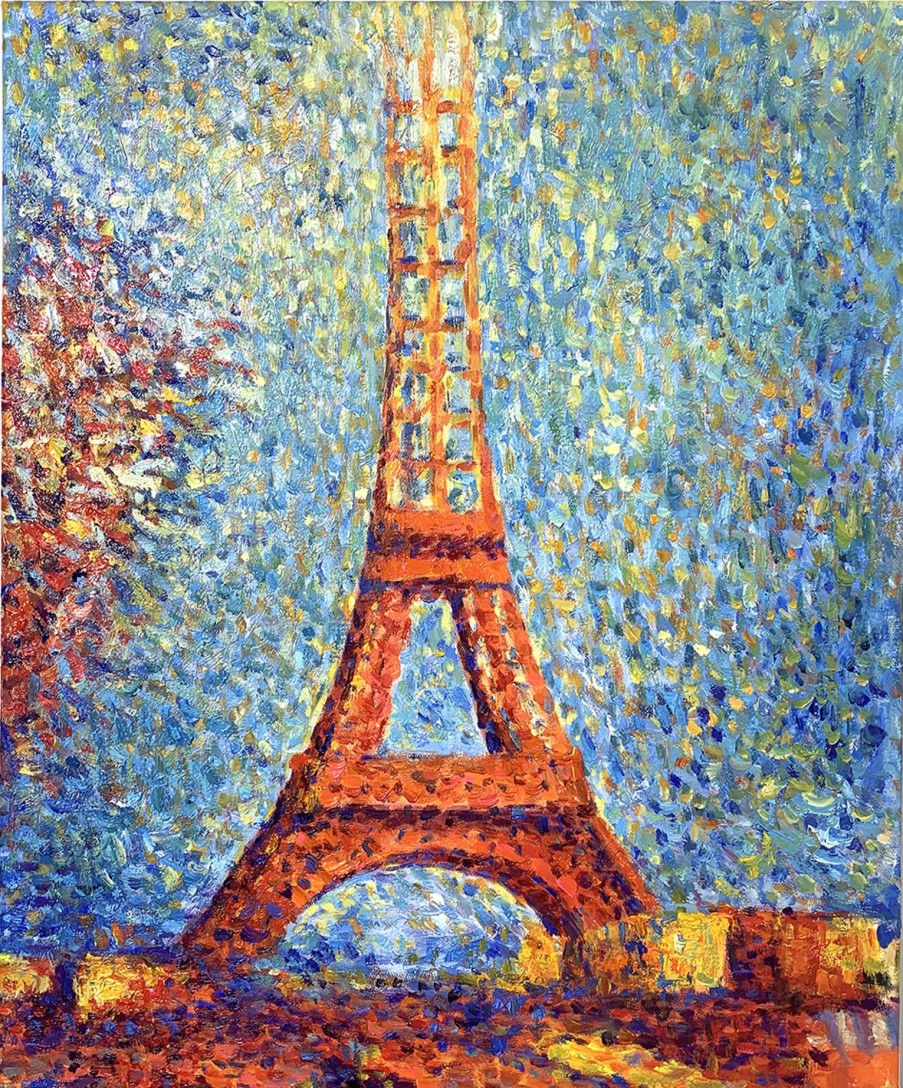 Georges Seurat Galerie montblanc | La Tour Eiffel - Georges Seurat